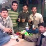 new year 2008 (left to right) me, virendra, saleem, goyal, debjyoti